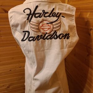 Harley Davidson xl sleeveless shirt/vest